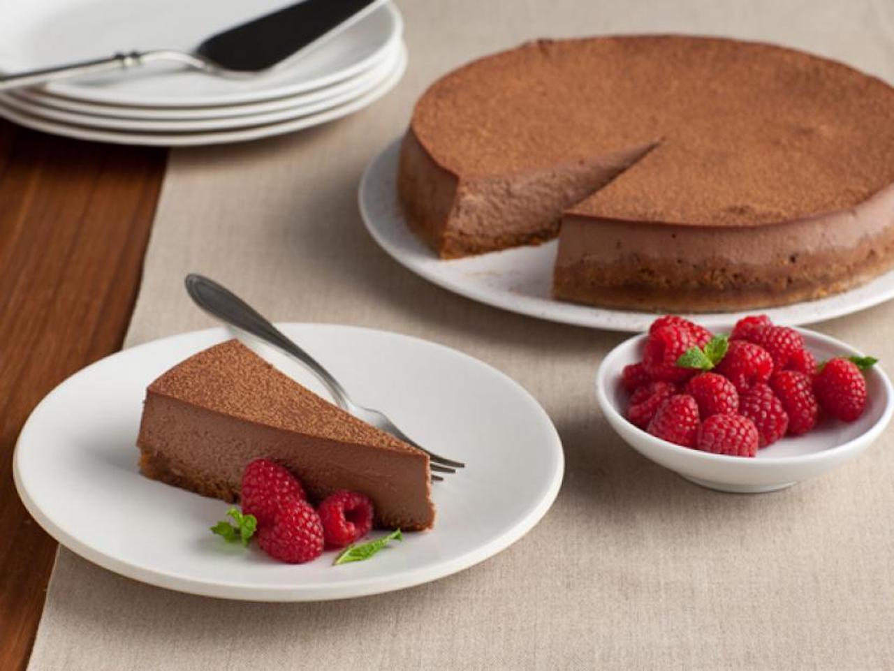 Lightened Up Chocolate Truffle Cheesecake Prescribe FIT