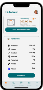 Nutritional values are now on the home tab.