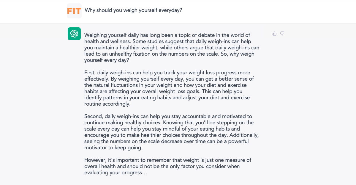 New advice for weight loss: Get on the scale every day