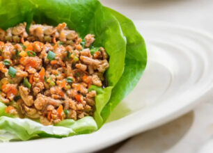 Cabbage Cups With Gingery Ground Turkey