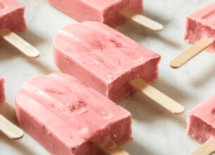 Strawberry Banana Popsicles