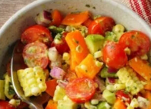 Tangy Cilantro Lime Confetti Salad