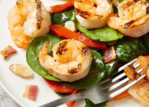 Shrimp Spinach Salad